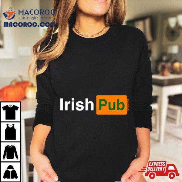 Irish Pub Parody Logo Shirt