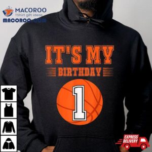 It S My St Birthday Boy Year Old Basketball Player Funny Tshirt