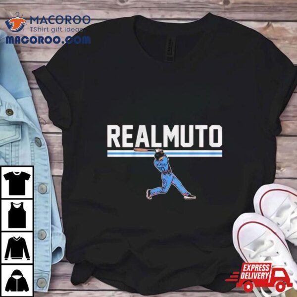 J.t. Realmuto Philadelphia Phillies Slugger Swing Shirt