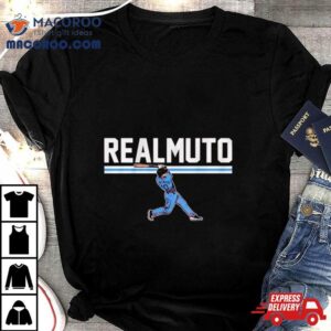 J T Realmuto Philadelphia Phillies Slugger Swing Tshirt