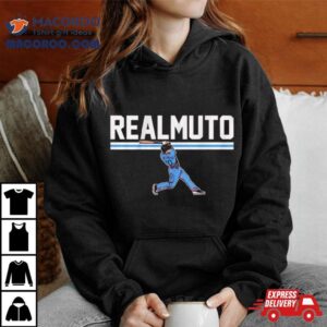 J T Realmuto Philadelphia Phillies Slugger Swing Tshirt