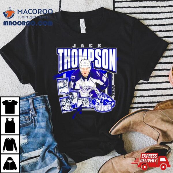 Jack Thompson Syracuse Crunch Hockey Player Shirt