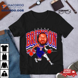 Jalen Brunson New York Knicks Cartoon Tshirt