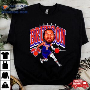 Jalen Brunson New York Knicks Cartoon Tshirt