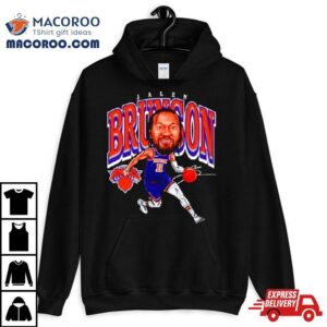 Jalen Brunson New York Knicks Cartoon Tshirt