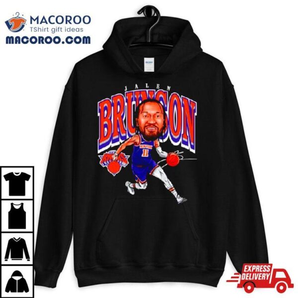 Jalen Brunson New York Knicks Cartoon Shirt