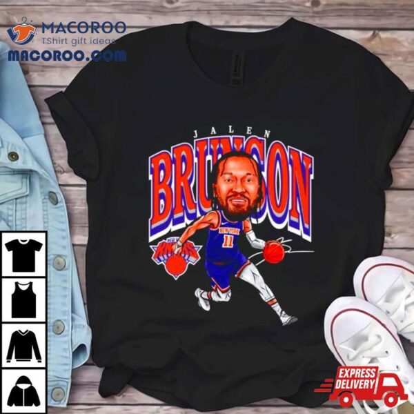 Jalen Brunson New York Knicks Cartoon Shirt