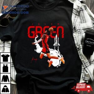 Jalen Green Houston Rockets Signature Tshirt