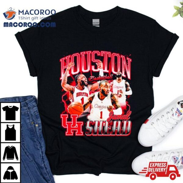 Jamal Shead Houston Cougars Ncaa Men’s Basketball Player Shirt