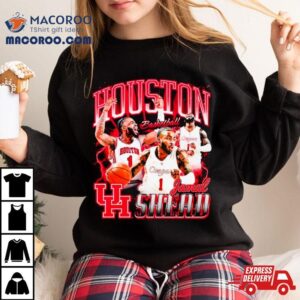 Jamal Shead Houston Cougars Ncaa Men S Basketball Player Tshirt