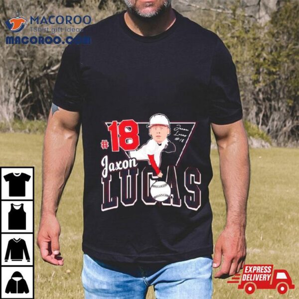 Jaxon Lucas 18 Nc State Wolfpack Baseball Pitcher Shirt