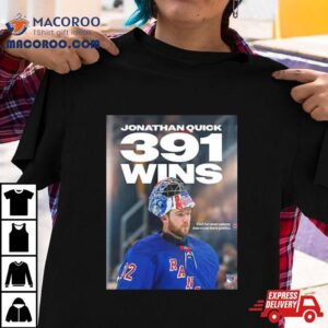 Jonathan Quick Wins With New York Rangers Nhl Tshirt