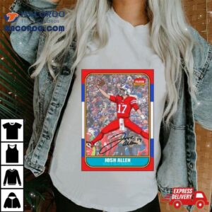 Josh Rookie Buffalo Bills Quarterback Card Shirt