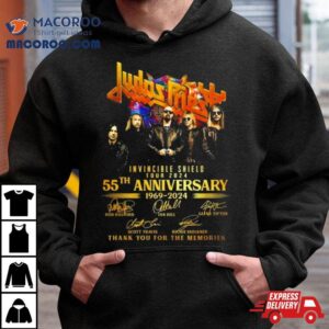 Judas Priest Invincible Shield Tour Th Anniversary Thank You For The Memories Signatures Tshirt