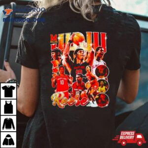 Julian Reese Maryland Terrapins Basketball Player Tshirt