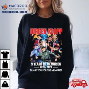 Jurgen Klopp Years Of Memories Thank You For The Memories Signature Tshirt