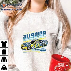 Justin Allgaier Jr Motorsports Official Team Apparel Hellmann S Car Tshirt