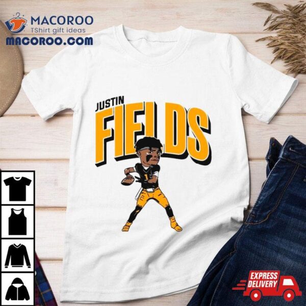 Justin Fields Pittsburgh Caricature Football Player Shirt