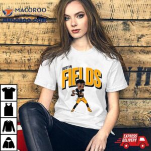 Justin Fields Pittsburgh Caricature Football Player Shirt