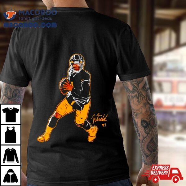 Justin Fields Pittsburgh Football Superstar Pose Shirt