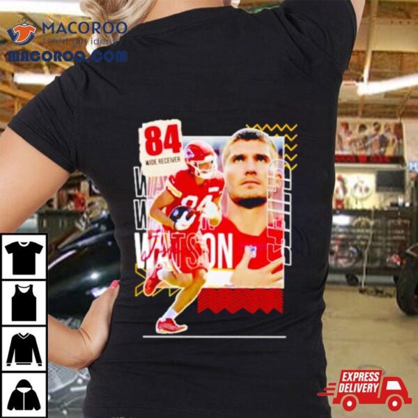 Justin Watson 84 Running Back Football Player Shirt