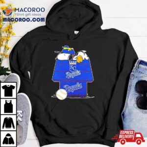 Kansas City Royals Snoopy And Woodstock The Peanuts Baseball Shirt