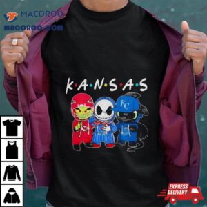 Kansas Sports Teams Jack Skellington X Grinch And Toothless Dragon Tshirt