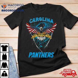 Keep Pounding Carolina Panthers Football Us Eagle Tshirt