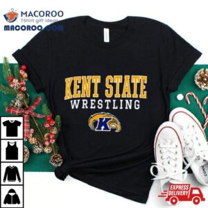 Kent State Golden Flashes Champion Wrestling Stack Logo Shirt