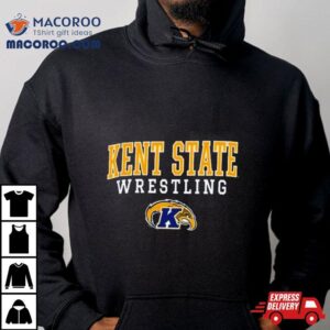 Kent State Golden Flashes Champion Wrestling Stack Logo Tshirt