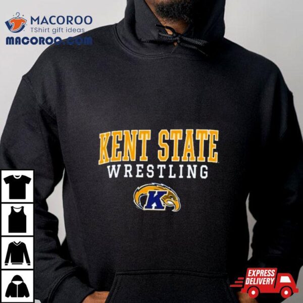 Kent State Golden Flashes Champion Wrestling Stack Logo Shirt