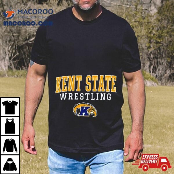 Kent State Golden Flashes Champion Wrestling Stack Logo Shirt