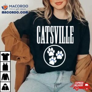 Kentucky Catsville Tri Paw Kids Tshirt