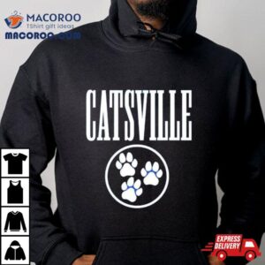 Kentucky Catsville Tri Paw Kids Tshirt