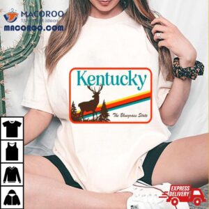 Kentucky Deer The Bluegrass State Vintage Tshirt