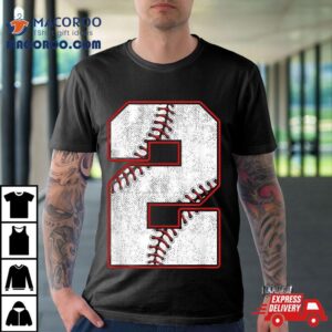 Kids Year Old Nd Birthday Baseball Party Number Tshirt