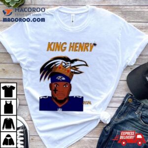 King Derrick Henry Baltimore Ravens Football Logo Tshirt