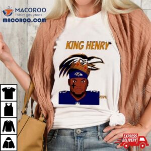 King Derrick Henry Baltimore Ravens Football Logo Tshirt