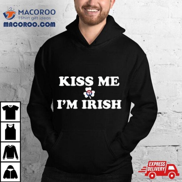 Kiss Me I’m Irish Texas Rangers St Patrick’s Day Shirt