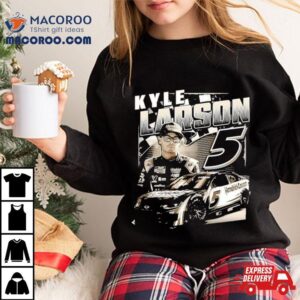 Kyle Larson Hendrick Motorsports Team Collection Black Burnout Shirt