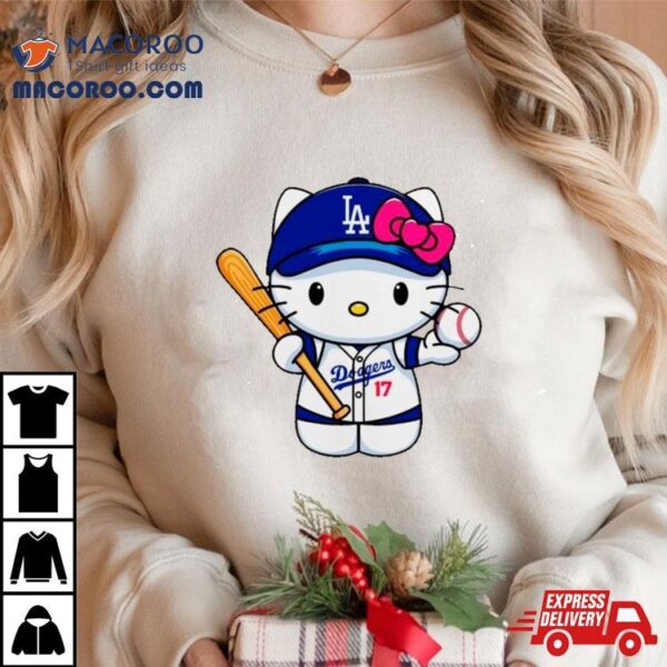 La Dodgers Hello Kitty Mlb Team Shirt