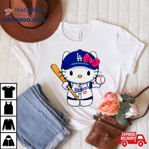 La Dodgers Hello Kitty Mlb Team Shirt