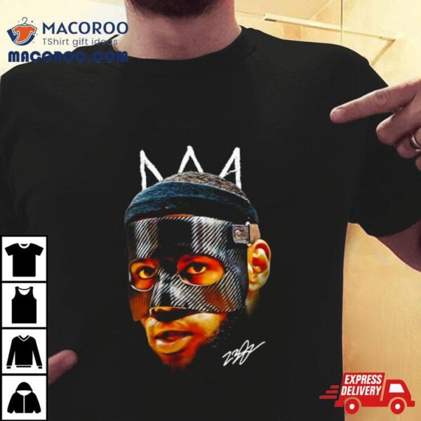 Lebron James Mask Masked Lebron Basketball Graphic Design King James Signature Shirt