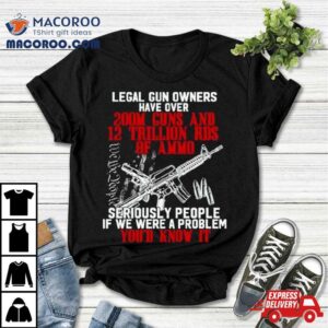 Legal Gun Owners Have Over 200m Guns Shirt