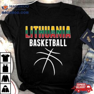 Lithuania Basketball Fans Jersey Lithuanian Sport Lovers Tshirt