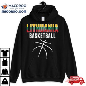 Lithuania Basketball Fans Jersey Lithuanian Sport Lovers Tshirt