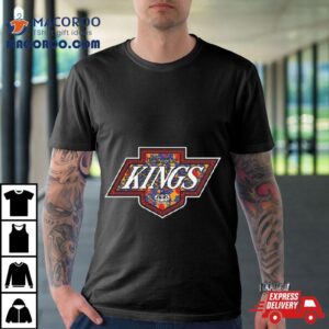 Los Angeles Kings Usa Flag Inside Superman T Shirt