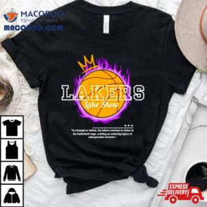 Los Angeles Lakers Basketball Lake Show Tshirt