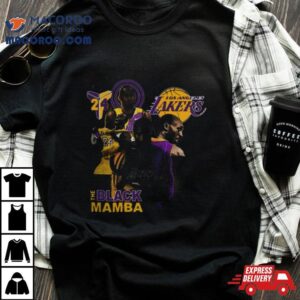 Los Angeles Lakers Kobe Bryant Forever Memories Tee Tshirt