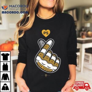 Lucky Duck Foundation San Diego Finger Hear Tshirt